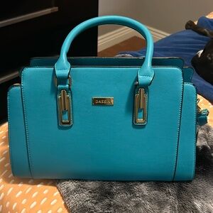 Dasein aqua blue purse